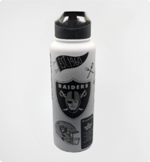 Raiders 34oz Thirst Quencher Sports bottle